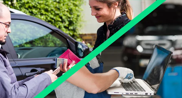 Image montrant une vente de véhicule et des réparations