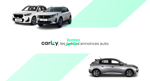 icônes voitures avec logo Carizy