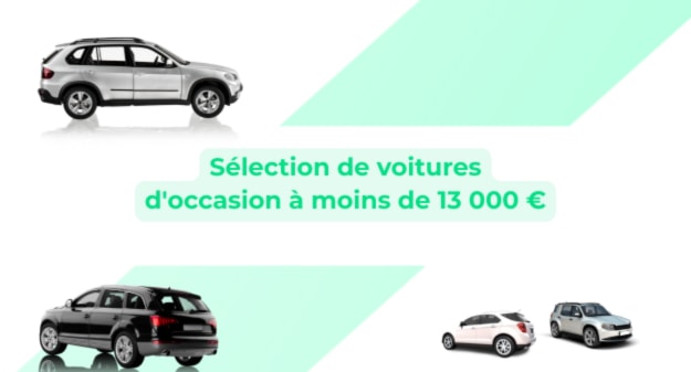sélection de voitures d'occasion à moins de 13 000 €
